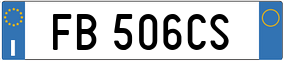 Truck License Plate